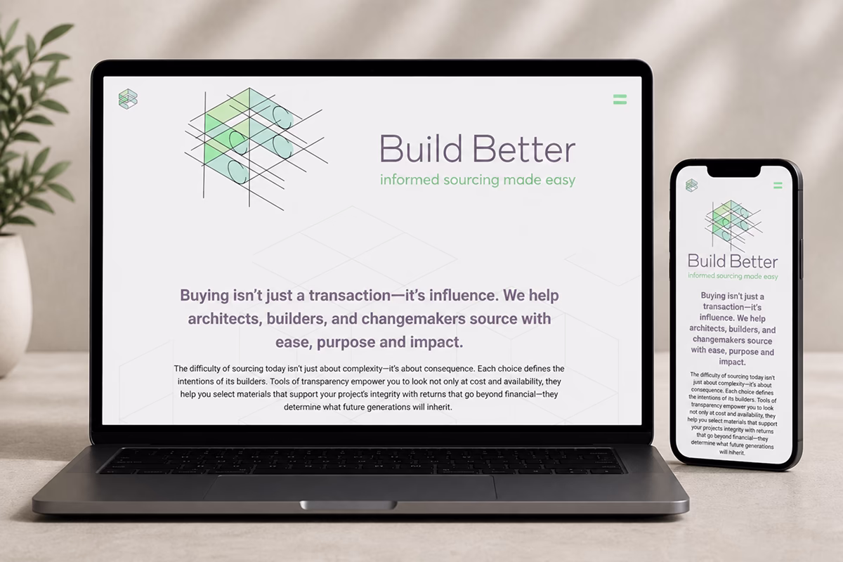 Build Better Earth website thumbnail preview