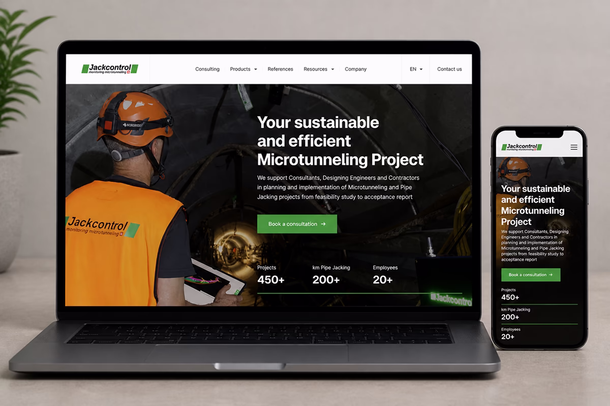 JackControl project website thumbnail preview