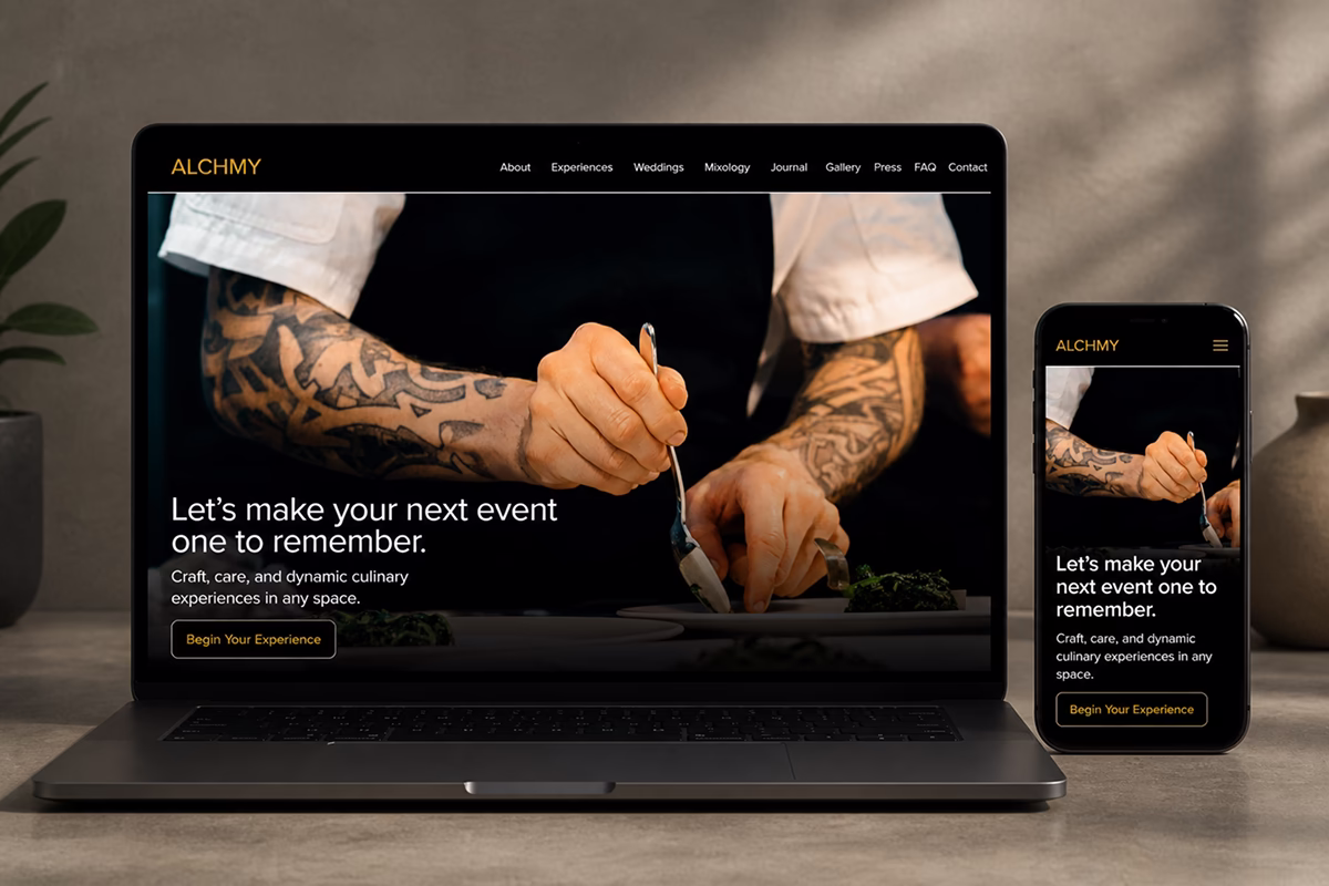 The Alchmy website thumbnail preview